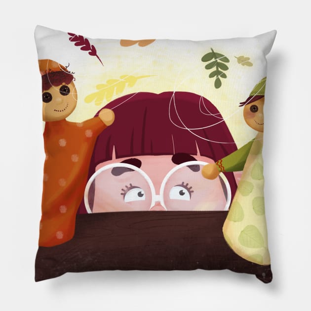 dolls Pillow by Burdina Natalisa