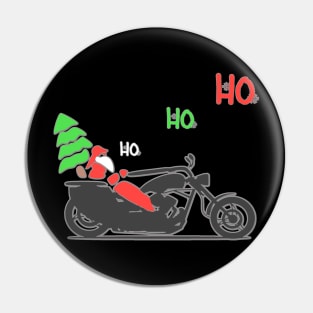 Christmas Santa Drive Pin