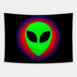 Alien Head Tapestry