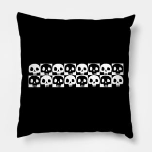 Skull Check Pillow