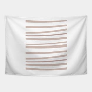 Simple Minimalist Abstract lines Nude Pattern Tapestry