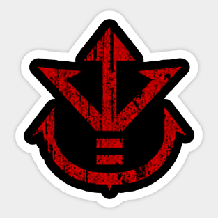King Vegeta Stickers Teepublic All you need is copy and paste symbol you like from our website. teepublic
