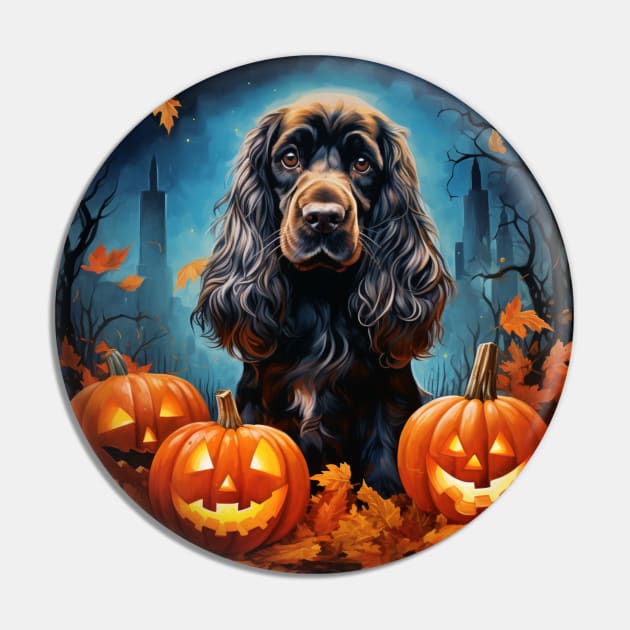 Halloween English cocker spaniel Pin by NatashaCuteShop