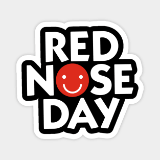 Red Nose Day Smiley Magnet