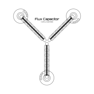 Flux Capacitor (Black) T-Shirt