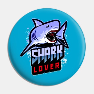 Shark Lover Pin