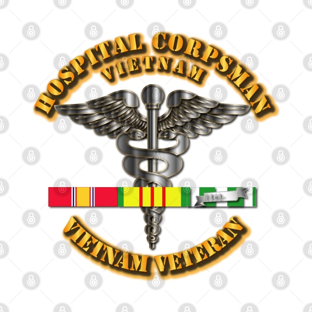 Hospital Corpsman w Vietnam SVC Ribbons by twix123844