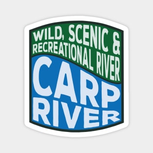 Carp River Wild, Scenic and Recreational River wave Magnet