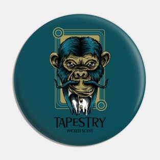 Tapestry Monkey Pin