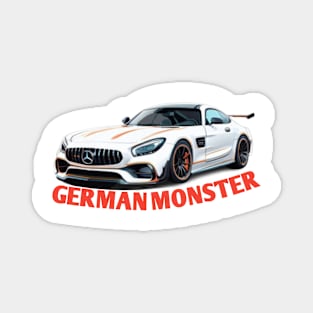 Mercedes AMG GT3 German monster Magnet