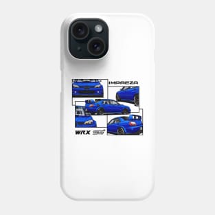 Impreza hawkeye WRX STI, JDM Phone Case
