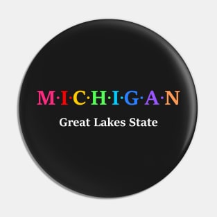 Michigan, USA. Great Lake State Pin