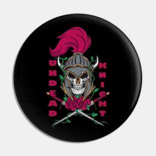 undead knight skull Pin