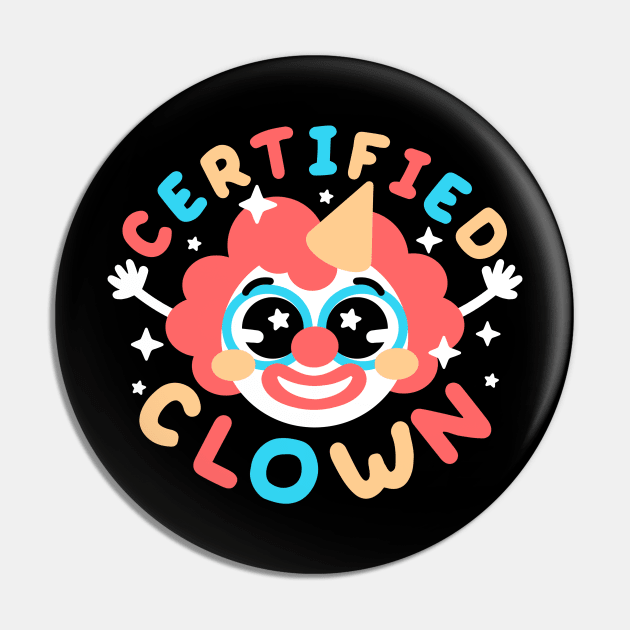 Certified clown Pin by NemiMakeit