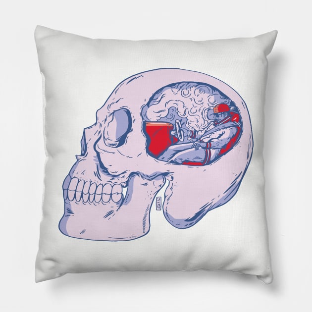 Mind Rider Pillow by Thomcat23