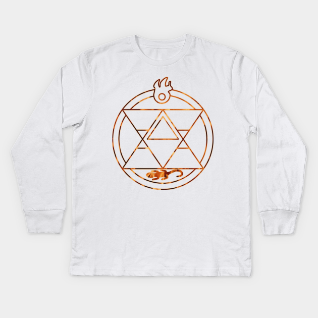 Roy Mustang Fire Alchemist Symbol Fullmetal Alchemist Fullmetal Alchemist Kids Long Sleeve T Shirt Teepublic Last updated november 20, 2020 | alison smith. teepublic