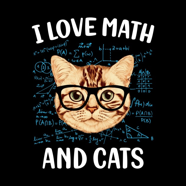 I Love Math And Cats by cruztdk5