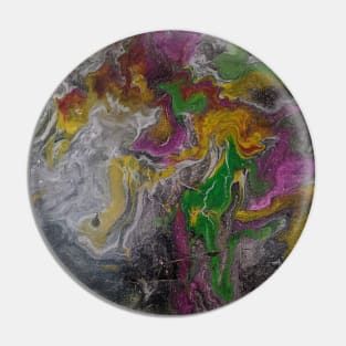 Nebula - Pour Painting Pin