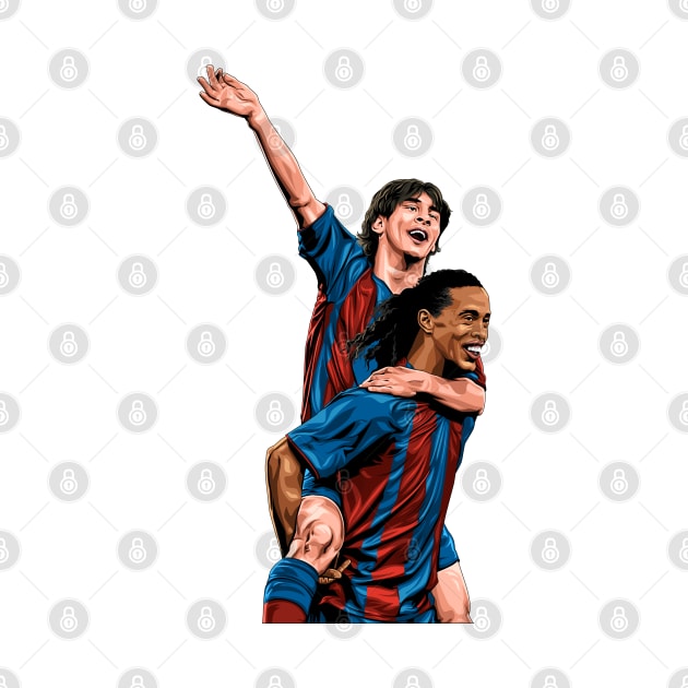 Messi's Inaugural Goal for Barça by Futbol Art