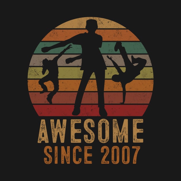 Floss Awesome From 2007 Shirt 12 Year Old Gift 12th Birthday by rhondamoller87