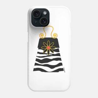 The Katy Bag / Black & White Zebra Phone Case