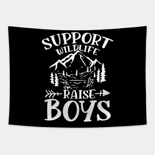 Support Wildlife Raise Boys Tapestry by AngelBeez29