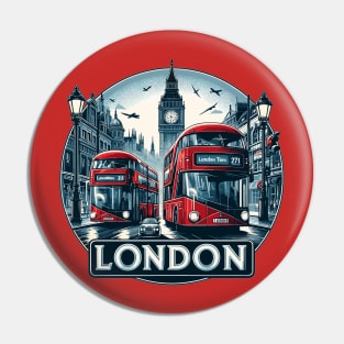 London Bus Pin