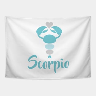 Scorpio Oct 23 - Nov 21 - Water sign - Zodiac symbols Tapestry