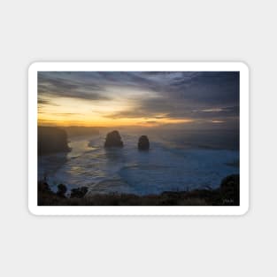 Gog and Magog from the 12 Apostles, Port Campbell National Park, Victoria, Australia. Magnet