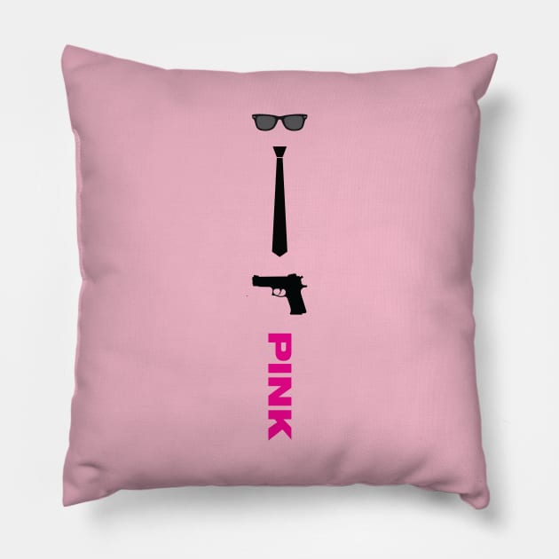 Mr. Pink Pillow by cl0udy1