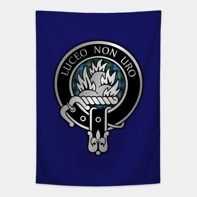 Clan MacKenzie Crest & Tartan Tapestry by Taylor'd Designs