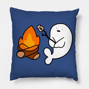 Campfire Baby Harp Seal Pillow