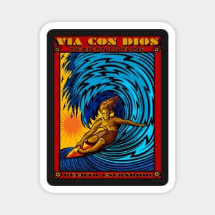 SURFING MEXICAN PIPELINE PUERTO ESCONDIDO MEXICO Magnet