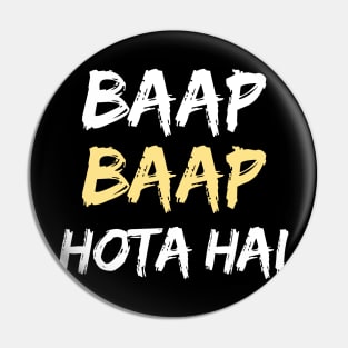 Baap Baap Hota Hai Hindi Meme Quote Pin