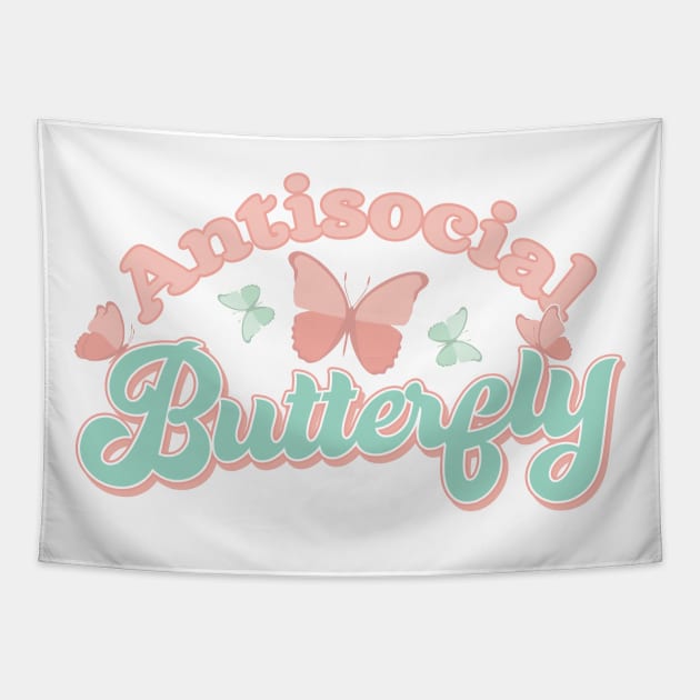 Antisocial Butterfly Tapestry by The Daydreamer's Workshop