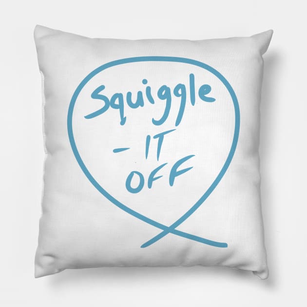 #3 The squiggle collection - It’s squiggle nonsense Pillow by stephenignacio