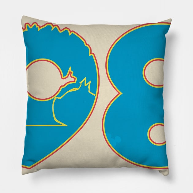 Animal Kingdom 98 Pillow by PrinceHans Designs