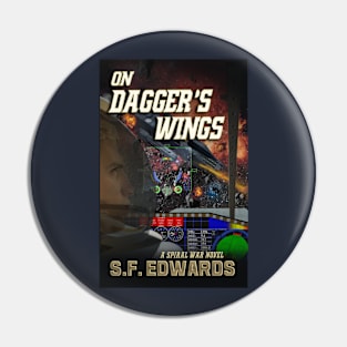 On Dagger's Wings Pin