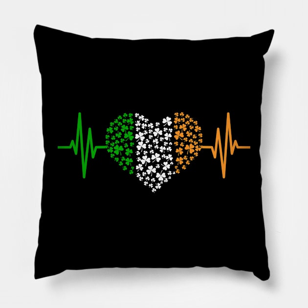 st patrick Pillow by M.Y