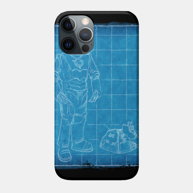 A (cyber) man and his dog - Dr Who Universe - Phone Case