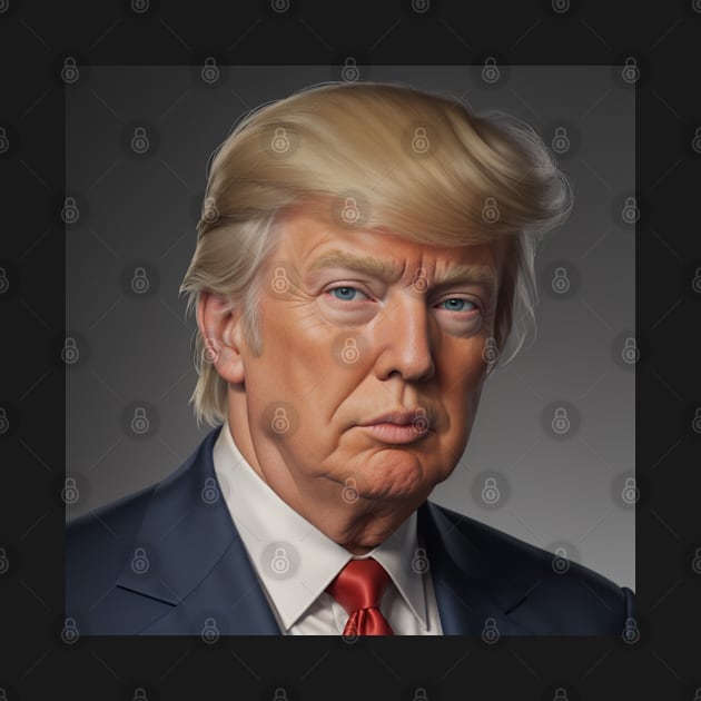 A Portrait of Donald Trump by teeraven