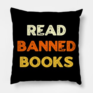 Read Banned Books Pillow