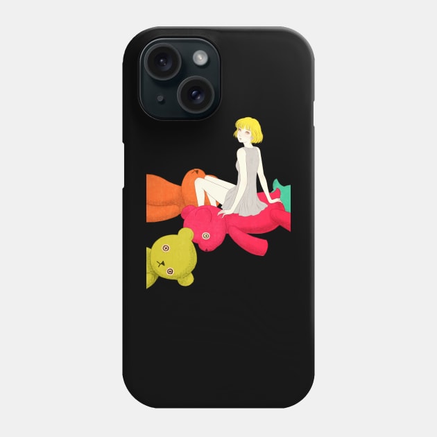 Teddy bear rhapsody Phone Case by saitmy