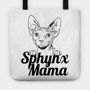 Sphynx Mama Dark  Cat Cats Sphynx Mom Sphynx Mum Tote