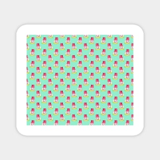 Watermelon Cat Pattern Magnet