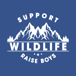 support wildlife raise boys 1 T-Shirt