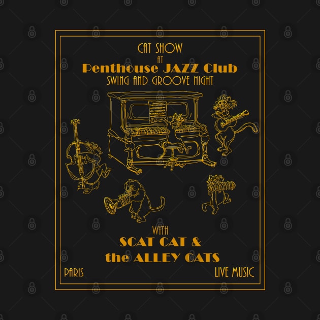 Cat-Deco Jazz Show by CatchThePeach