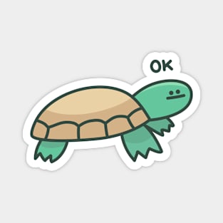 Ok Turtle Magnet