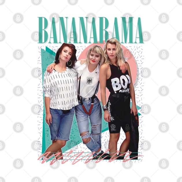 Bananarama - Retro 80s Fan Art Design by DankFutura