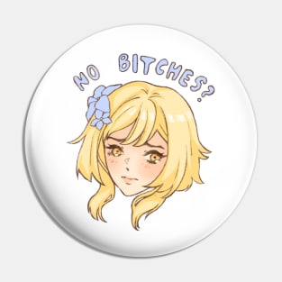 Lumine genshin impact no bitches meme Pin